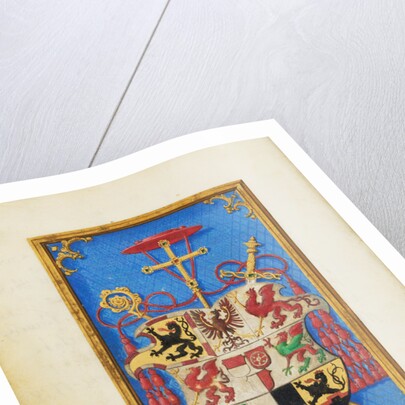 Blazon of Cardinal Albrecht von Brandenburg by Simon Bening