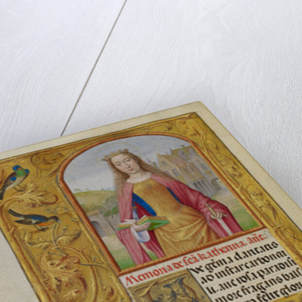 Saint Catherine with a Sword and a Book by Workshop of Master of the First Prayer Book of Maximilian