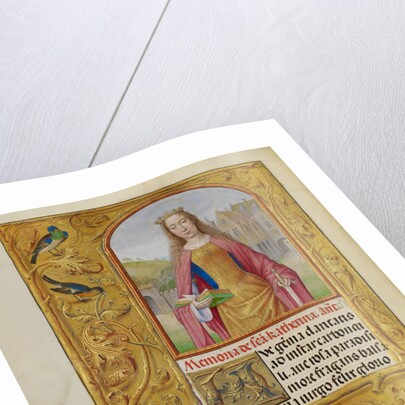 Saint Catherine with a Sword and a Book by Workshop of Master of the First Prayer Book of Maximilian