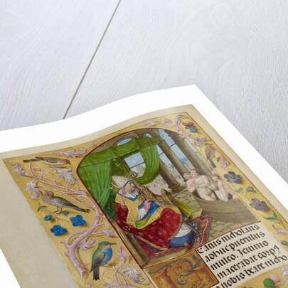 Saint Nicholas Rescuing Three Youths from a Tub by Master of the Lübeck Bible