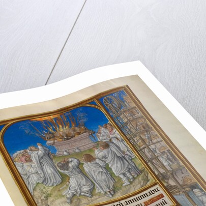 Elijah Begging for Fire from Heaven by Master of James IV of Scotland