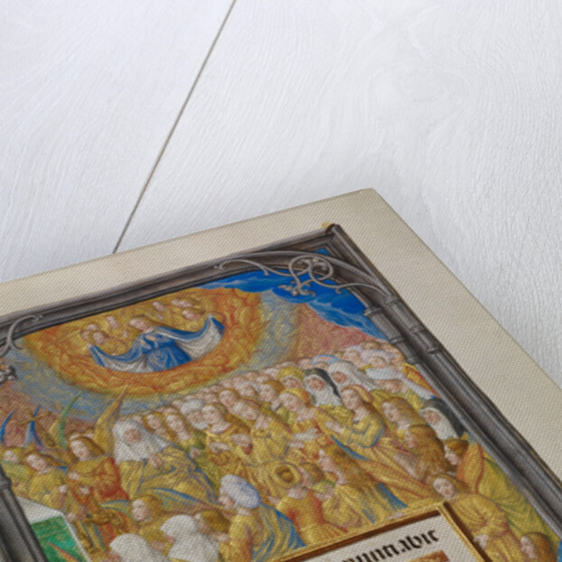 Female Martyrs and Saints Worshipping the Lamb of God by Master of James IV of Scotland