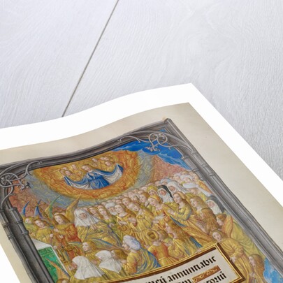 Female Martyrs and Saints Worshipping the Lamb of God by Master of James IV of Scotland