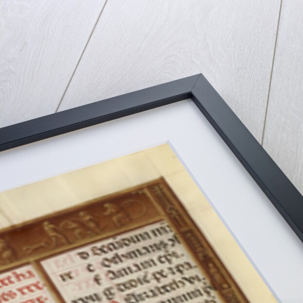 Threshing and Pig Feeding, Zodiacal Sign of Sagittarius by Workshop of the Master of James IV of Scotland