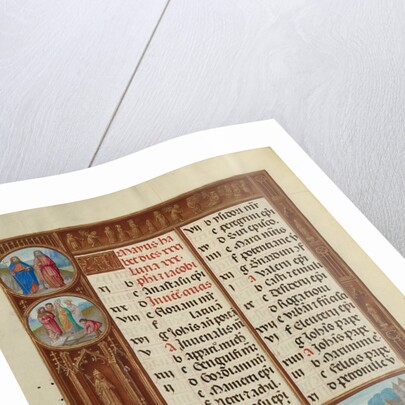 Music-Making, Zodiacal Sign of Gemini by Workshop of the Master of James IV of Scotland