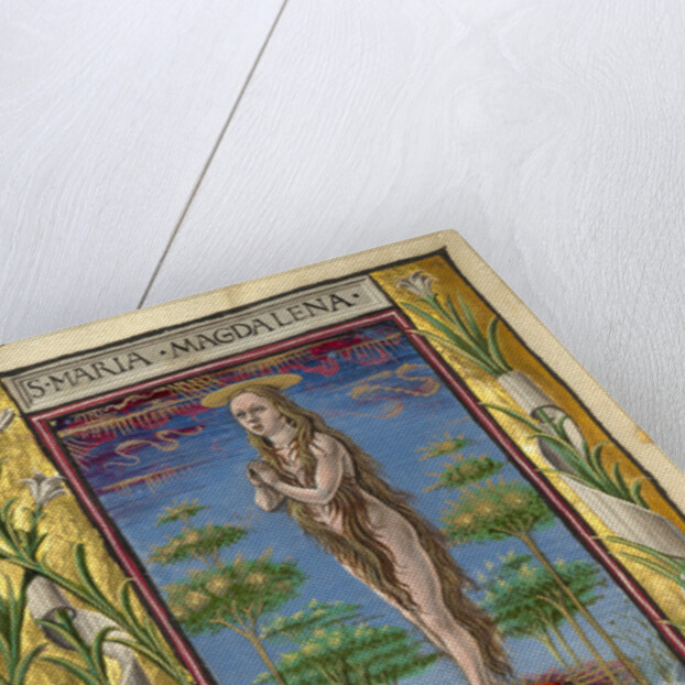 Mary Magdalene Borne Aloft by Taddeo Crivelli