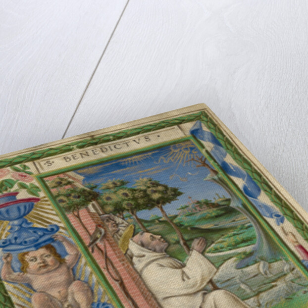 Saint Benedict in Prayer by Taddeo Crivelli