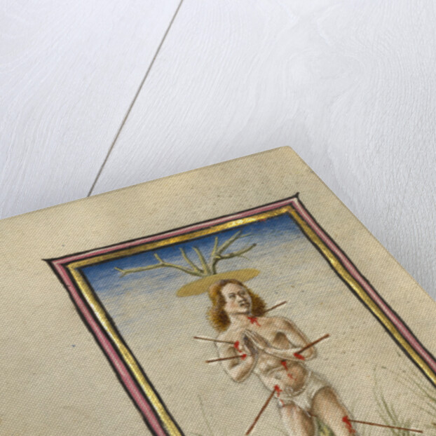 The Martyrdom of Saint Sebastian by Taddeo Crivelli