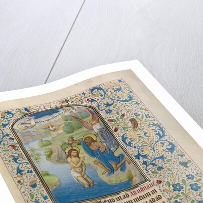 The Baptism of Christ by Willem Vrelant