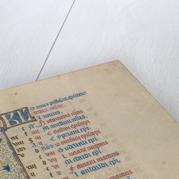 A Man Mowing, Zodiacal Sign of Cancer by Workshop of Willem Vrelant