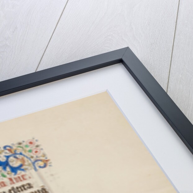 Initial V: The Virgin and Child with Saint Anne by Master of the Llangattock Hours