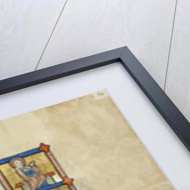 Saint Anastasia Enthroned, Saint Petronilla, Abbess Benedicta with a Crosier, Abbess Bridget with a Crosier, Abbess Gertrude with a Crosier by Anonymous