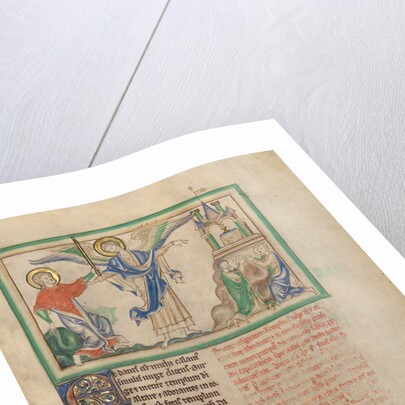 Saint John Takes the Rod to Measure the Temple by Anonymous