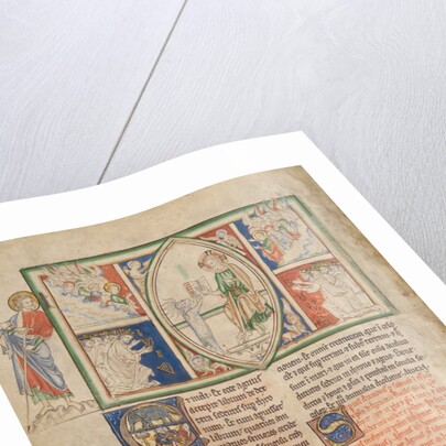 The Lamb Taking the Sealed Book and an Angel and the Elders Singing Praises by Anonymous