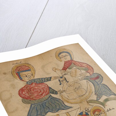 Bathing the Christ Child and The Presentation in the Temple by Anonymous