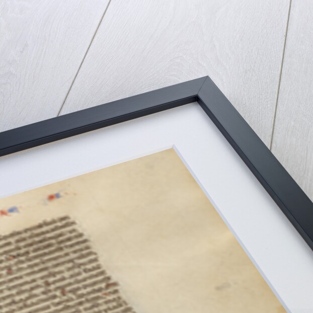 Initial P: Saint Paul Giving a Letter to a Messenger by Anonymous