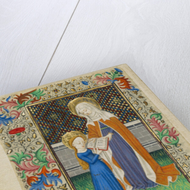 Saint Anne Teaching the Virgin to Read by Master of Sir John Fastolf