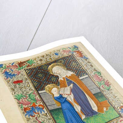 Saint Anne Teaching the Virgin to Read by Master of Sir John Fastolf