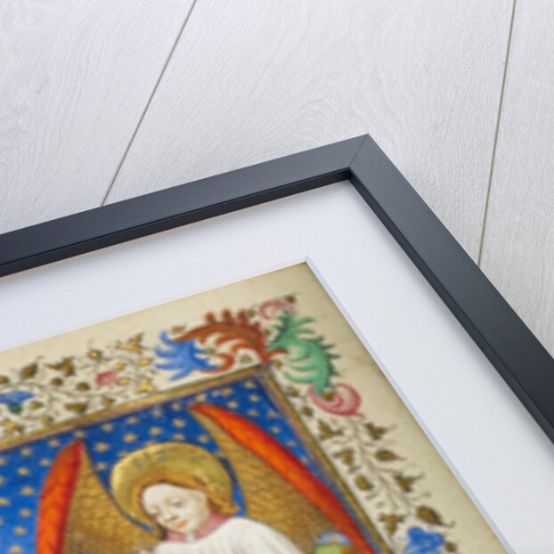 A Patron and His Guardian Angel by Master of Sir John Fastolf