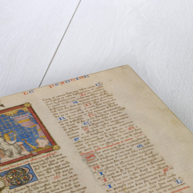 David with Musical Instruments by Master of Jean de Mandeville