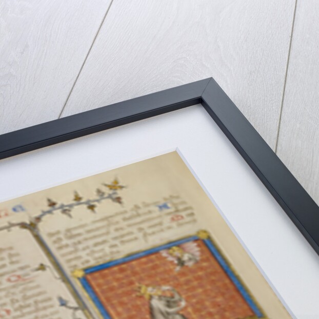 David Pointing to his Eye by Master of Jean de Mandeville