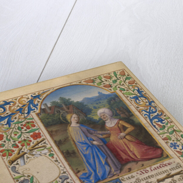 The Visitation by Jean Bourdichon