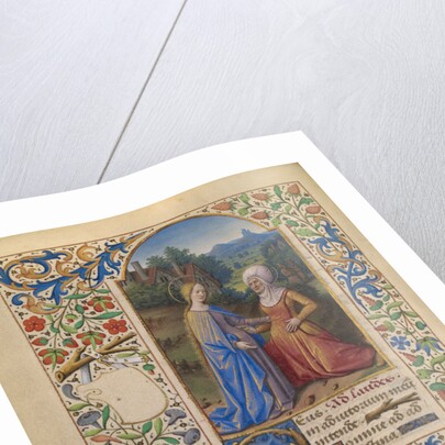 The Visitation by Jean Bourdichon