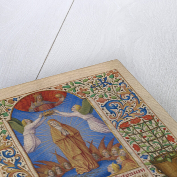 The Coronation of the Virgin by Jean Bourdichon