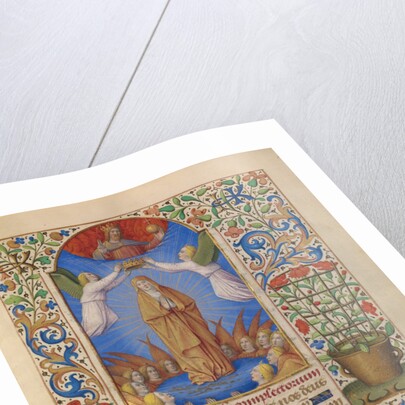 The Coronation of the Virgin by Jean Bourdichon