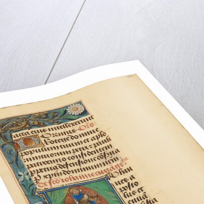 Initial J: Saint John the Evangelist by Master of the Dresden Prayer Book