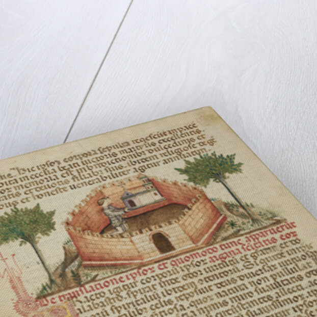 Aimo and Vermondo Holding Up the Church of Saint Victor by Anovelo da Imbonate