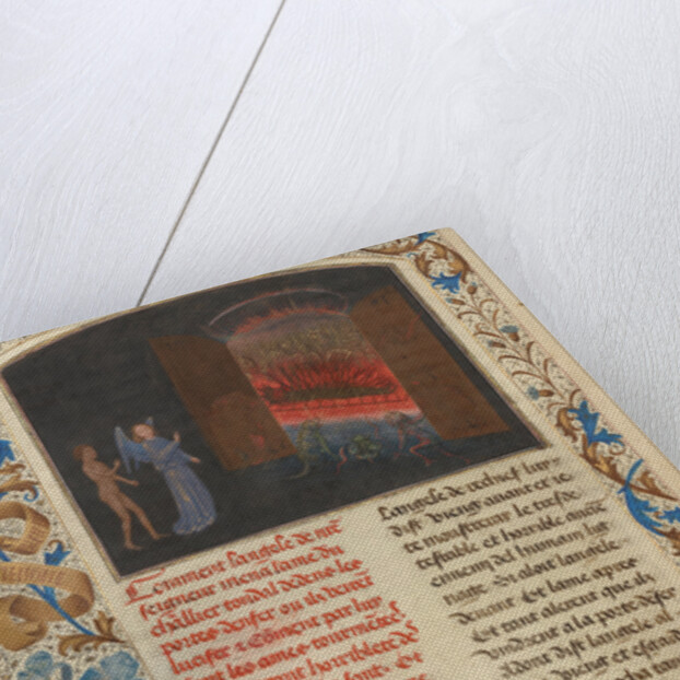 The Gates of Hell and Lucifer by Simon Marmion