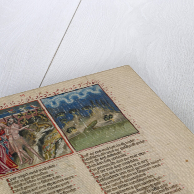 God with Adam and Eve, The First Rain in Paradise by Anonymous