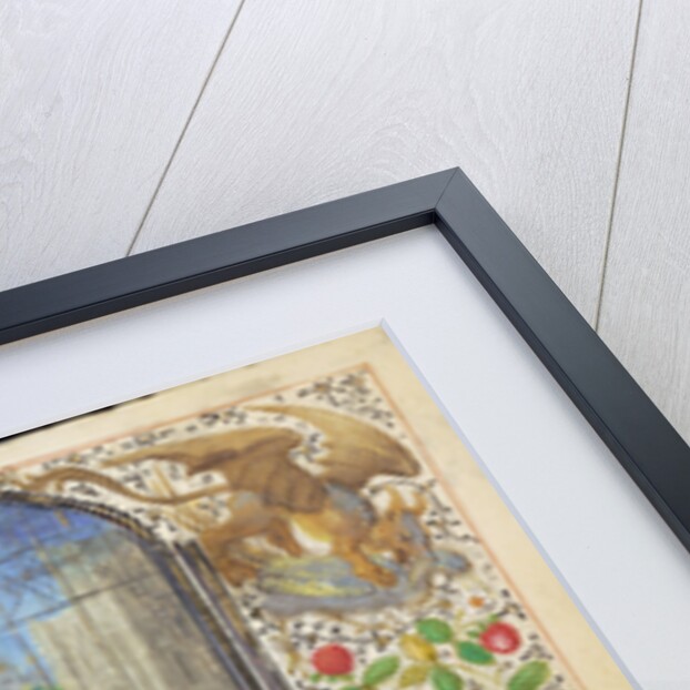 Saint Fiacre and the Shrew Houpdée (Becnaude or Baquenaude) by Lieven van Lathem