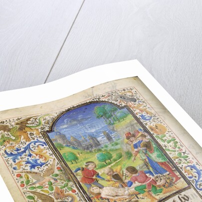 The Martyrdom of Saint Lawrence by Lieven van Lathem