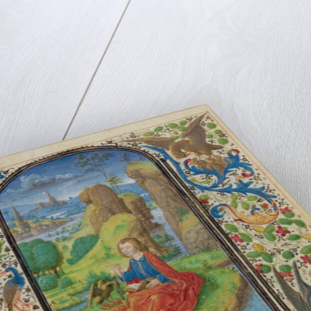 Saint John on Patmos by Lieven van Lathem