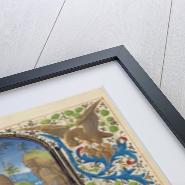 Saint John on Patmos by Lieven van Lathem