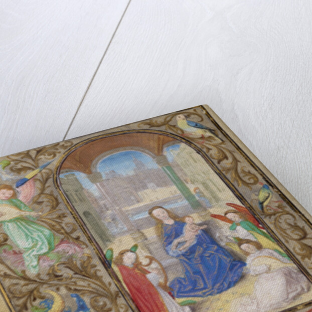 The Virgin and Child with Angels by Lieven van Lathem