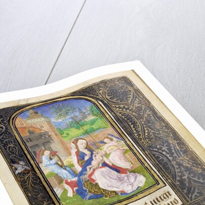 The Virgin and Child with Angels by Lieven van Lathem