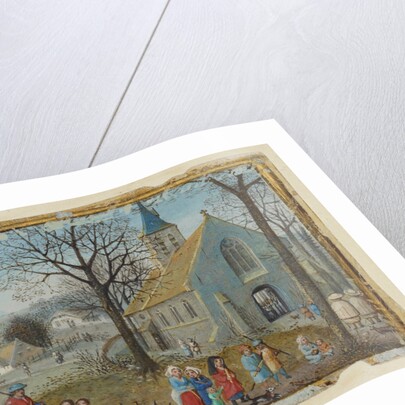 Villagers on Their Way to Church by Simon Bening
