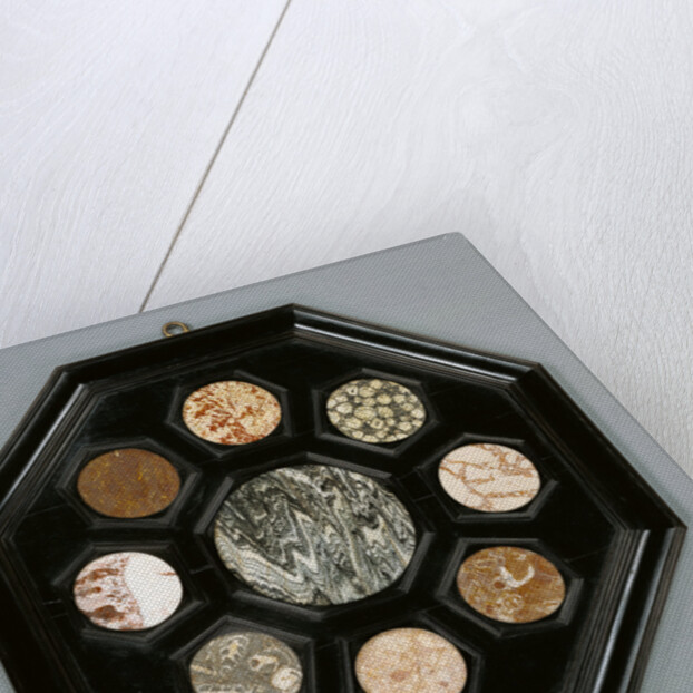 Framed Hardstone Panel by Anonymous