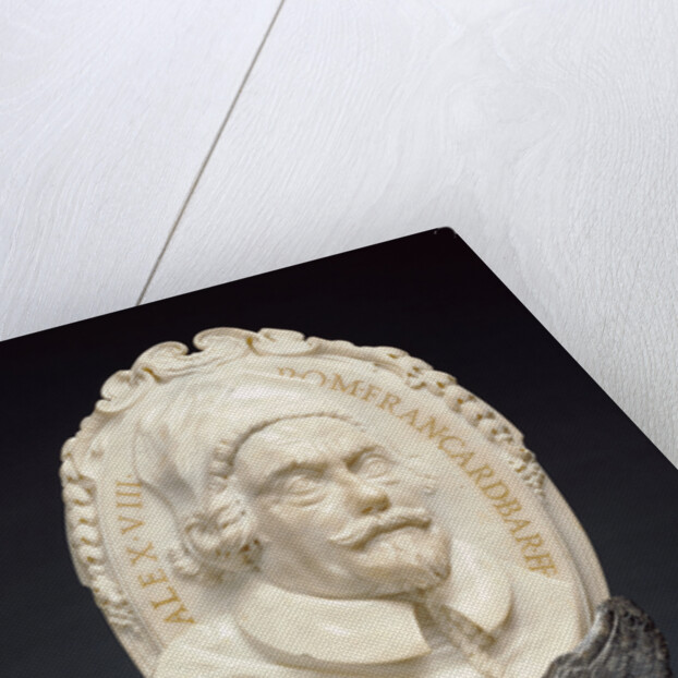 Portrait medallion of Pope Alexander VIII (1610 - 1691, reigned 1689 - 1691) by Lorenzo Ottoni