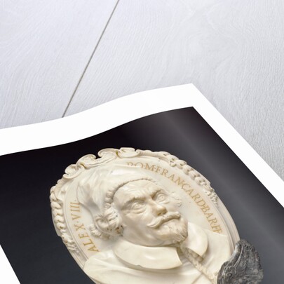 Portrait medallion of Pope Alexander VIII (1610 - 1691, reigned 1689 - 1691) by Lorenzo Ottoni