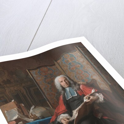 Portrait of Gabriel Bernard de Rieux by Maurice-Quentin de La Tour