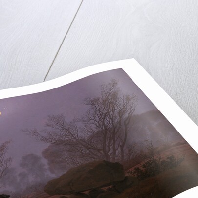 A Walk at Dusk by Caspar David Friedrich