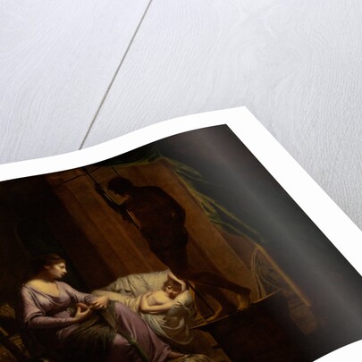 Penelope Unraveling Her Web by Joseph Wright of Derby