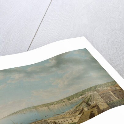 A View of the Bay of Naples, Looking Southwest from the Pizzofalcone towards Capo di Posilippo by Giovanni Battista Lusieri