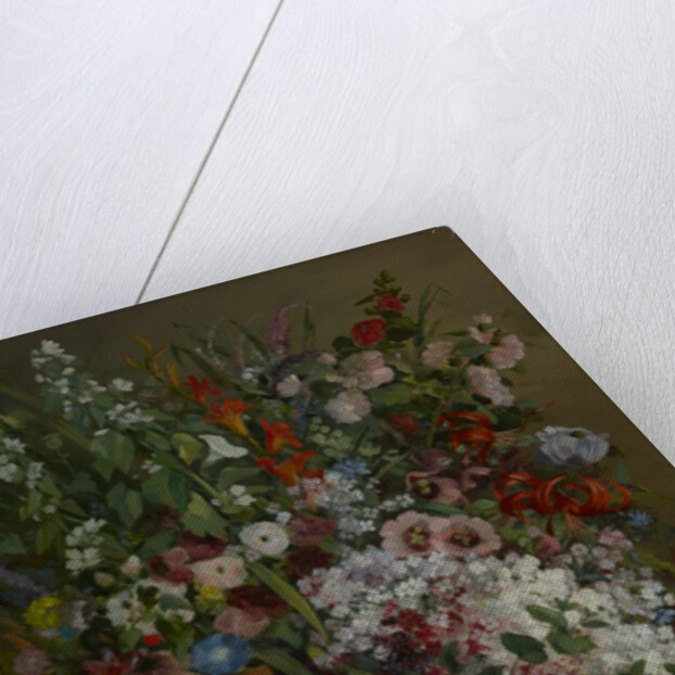 Bouquet of Flowers in a Vase by Gustave Courbet