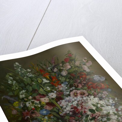 Bouquet of Flowers in a Vase by Gustave Courbet