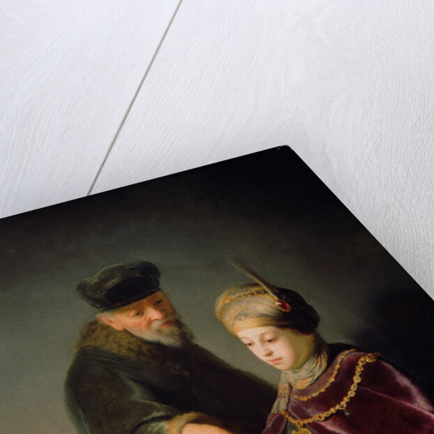 A Young Scholar and his Tutor by Workshop of Rembrandt Harmensz. van Rijn
